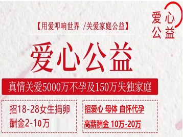 哈尔滨市捐卵助孕生子 爱心志愿者招募